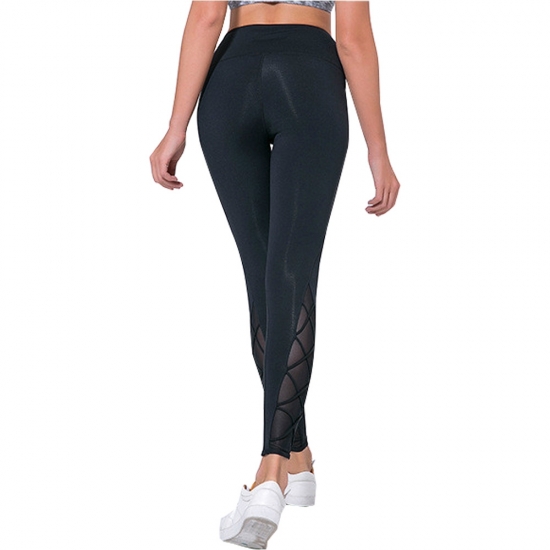 Women Stretched Leggings For Yoga and Running Fitness Wear Leggings