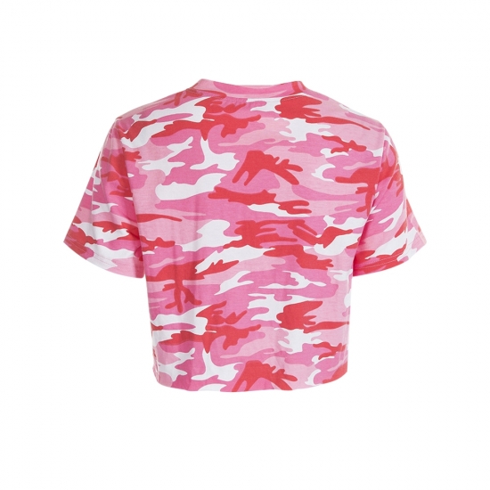Hot Color Crop Tops Women Short Sleeve  Elastic Summer Sexy T Shirts