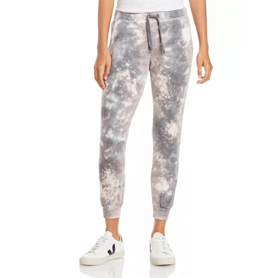 Sexy Tie Die Printed Jogger Pants For Girls