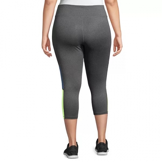 High Waist Plus Size Capri Pants For Yoga And Workout