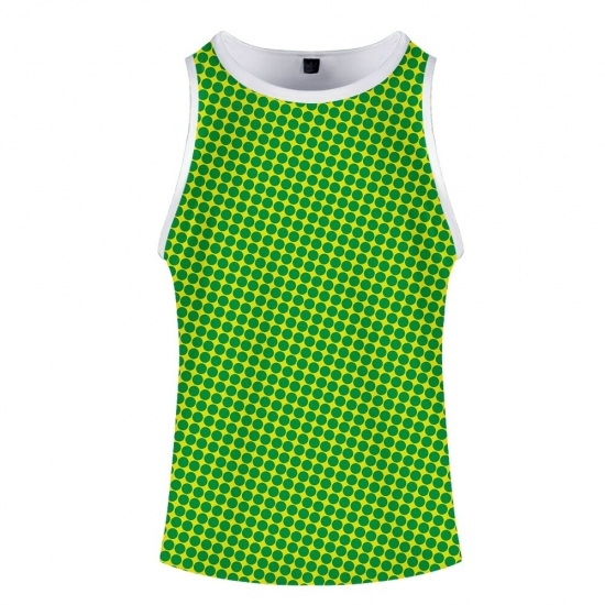 Tank Top Women Summer Vest T shirt Fashion Tee Cool Pop Style Fashion T-shirt 3D Polka Dot Tees