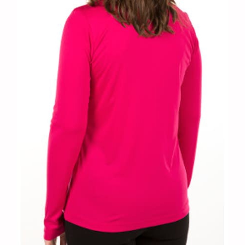 Women Long Sleeve V‑Neck Performance Shirts For Workout and Fitness Wear