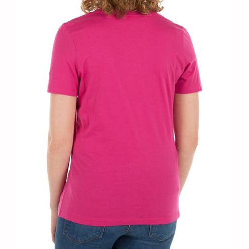 Womens Jersey V‑Neck Half Sleeve Custom T‑shirt