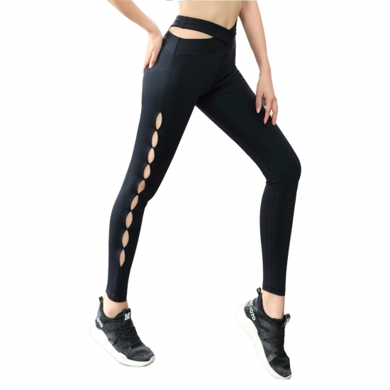 Side Design Custom Leggings For Women Yoga and Fitness Wear Leggings For Women Running Leggings
